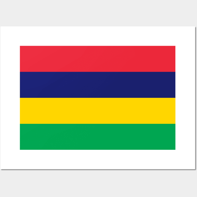 Flag of Mauritius Wall Art by COUNTRY FLAGS